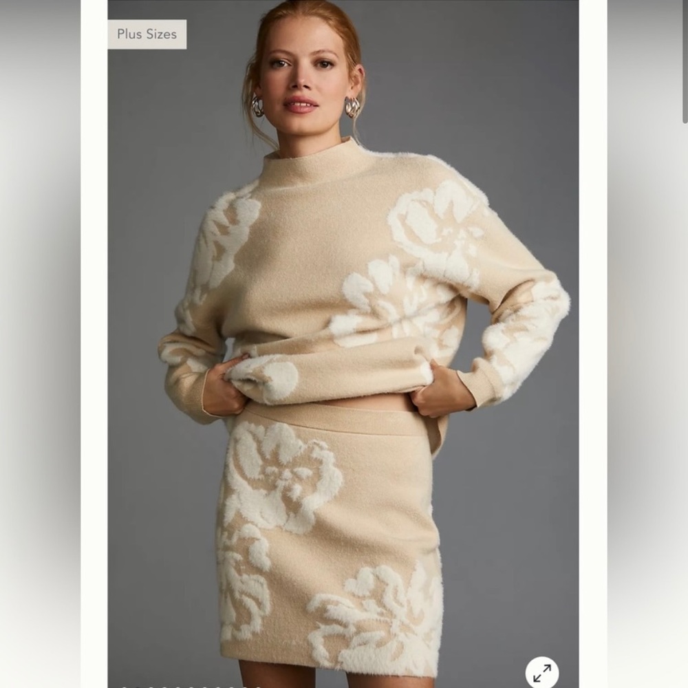 Anthropologie Sweater/Skirt Set